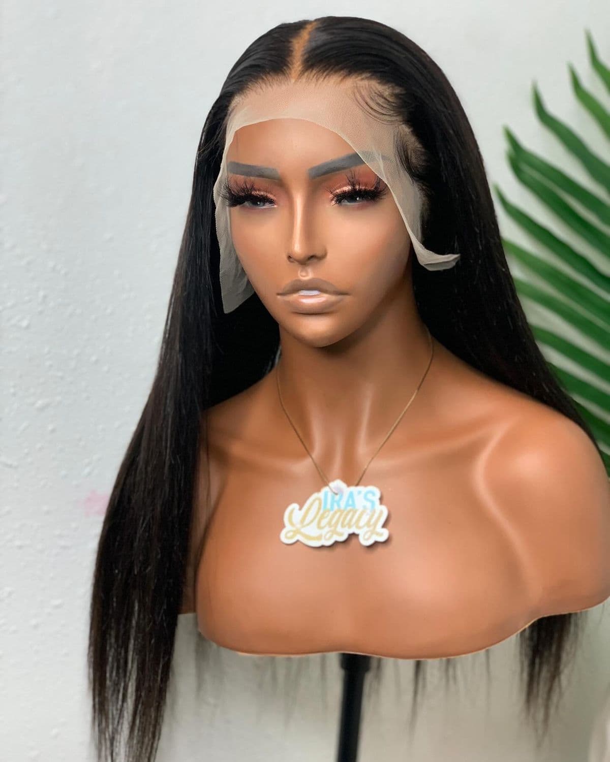 24 inches full frontal lace wig