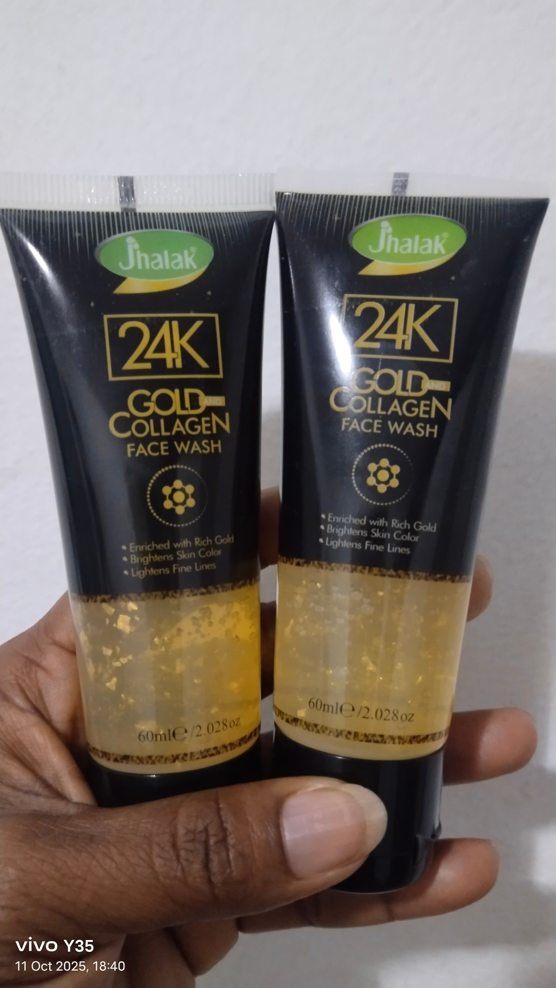 24k gold collagen face wash - Main Image