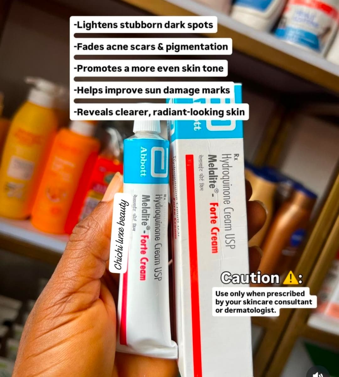 4% melalite hydroquinone cream - Main Image